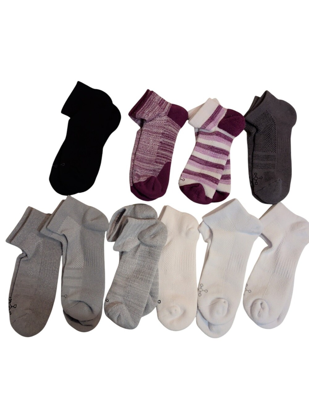New TOMMIE COPPER compression Ankle Socks 10 Pairs Bundle